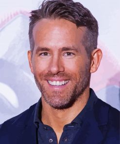 Ryan Reynolds paint by numbers