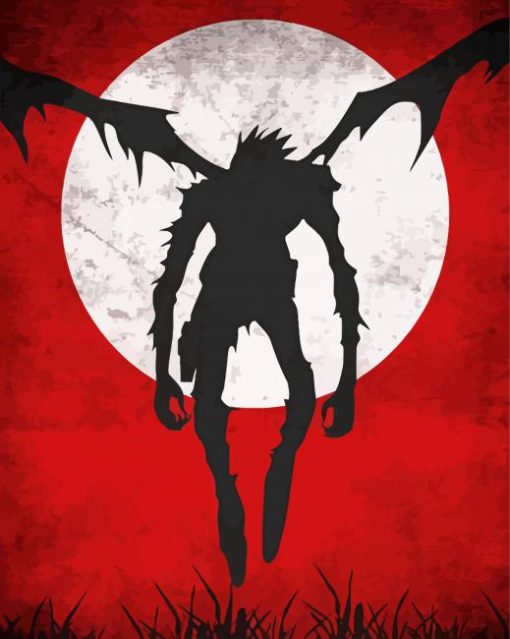 Ryuk Silhouette Paint By Number