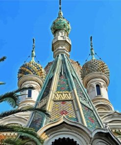 Sanremo Russian Orthodox Church paint by numbers