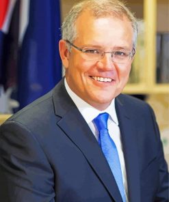 Scott Morrison paint by numbers