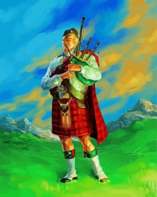 Scottish Man Art Paint By Number
