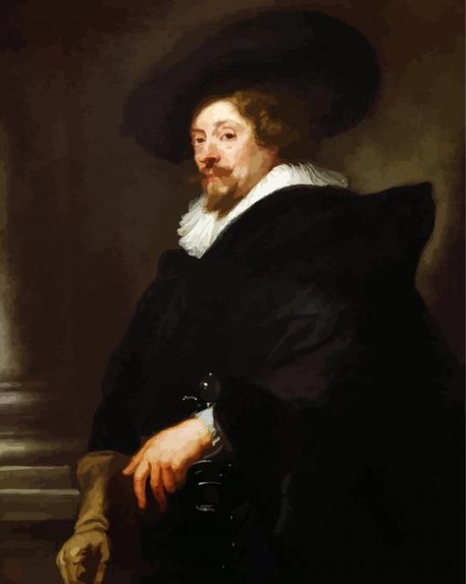 Self Portrait Rubens paint by numbers