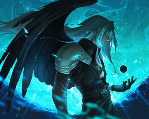 Sephiroth Final Fantasy Game Paint By Number