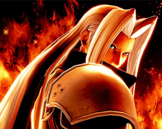 Sephiroth Final Fantasy Paint By Number