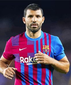 Sergio Agüero Football Sport Player Paint By Number