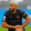 Sergio Agüero With Man City Paint By Number