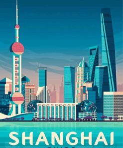 Shanghai Poster paint by numbers