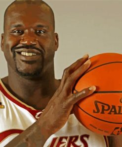 Shaquille ONeal Basketball Player paint by numbers
