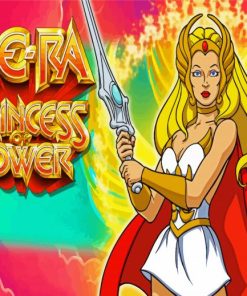 She Ra and the Princesses of Power paint by numbers