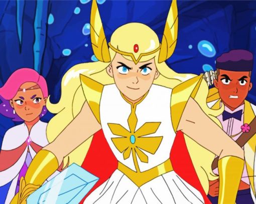 She-Ra and the Princesses of Power Anime paint by numbers