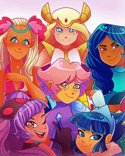 She-Ra and the Princesses of Power paint by numbers