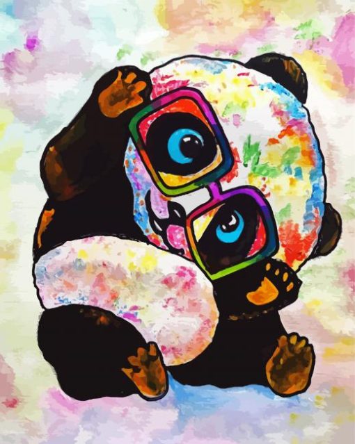 Silly Panda Paint By Number