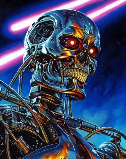 Skynet The Terminator Game Paint By Number