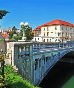Slovenia Dragon Bridge paint by numbers