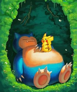 Snorlax Pokemon Species Paint By Number