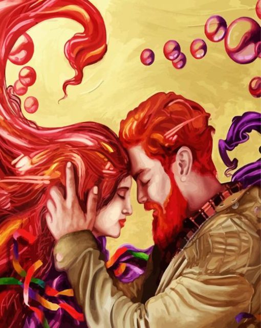 Soulmates Lovers paint by numbers