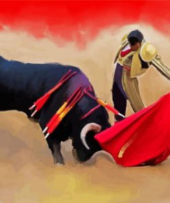 Spanish Bullfighter paint by numbers