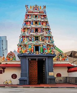 Sri Mariamman Temple Singapore Paint By Number