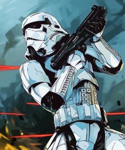 Star Wars Stormtrooper paint by numbers