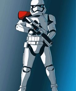 Stormtrooper Star Wars paint by numbers