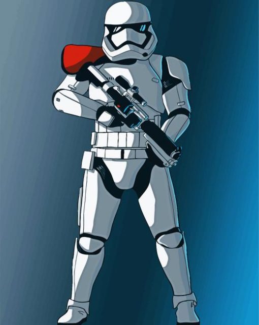 Stormtrooper Star Wars paint by numbers