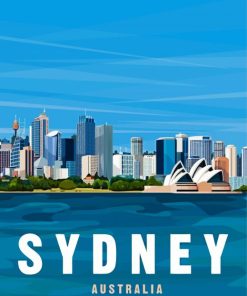 Sydney City paint by numbers