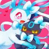 Sylveon Pokemon paint by numbers