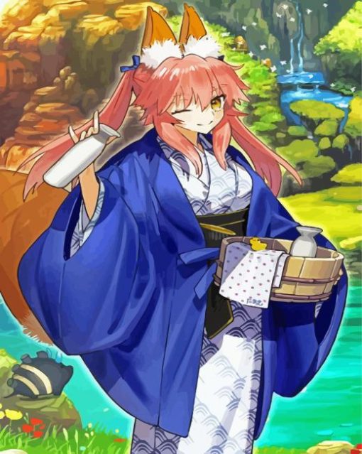Tamamo No Mae paint by numbers