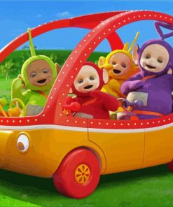 Teletubbies Anime paint by numbers