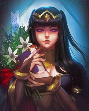 Tharja paint by numbers