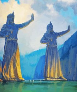 The Argonath Gates Paint By Number
