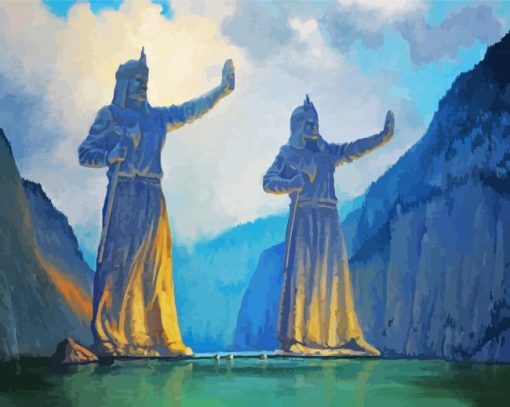 The Argonath Gates Paint By Number