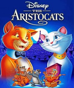 Disney The Aristocats Poster Paint By Number