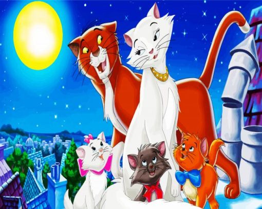 The Aristocats Characters Paint By Number