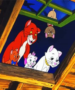 The Aristocats Disney Characters Paint By Number