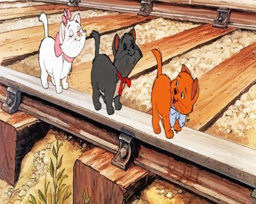 The Aristocats Small Kittens Paint By Number