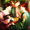 The Bower Meadow By Rossetti Paint By Number