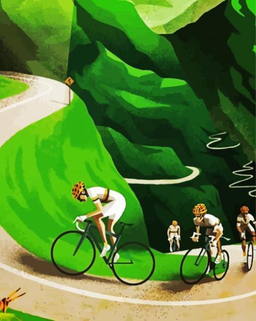 The Cyclists Paint By Number