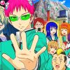 The Disastrous Life of Saiki K Anime Characters Paint By Number