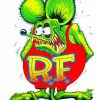 The Green Rat Fink Paint By Number