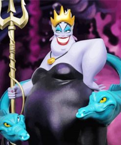 The Little Mermaid Ursula paint by numbers