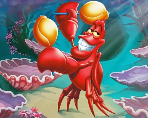 The Little Mermaid Sebastian Paint By Number