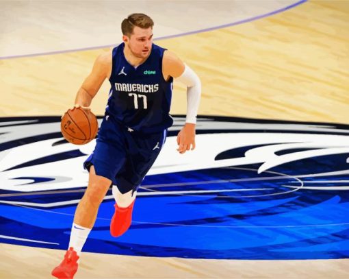The Player Luka Doncic paint by numbers
