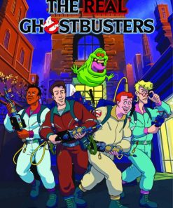 The Real Ghostbusters Animated Serie paint by numbers