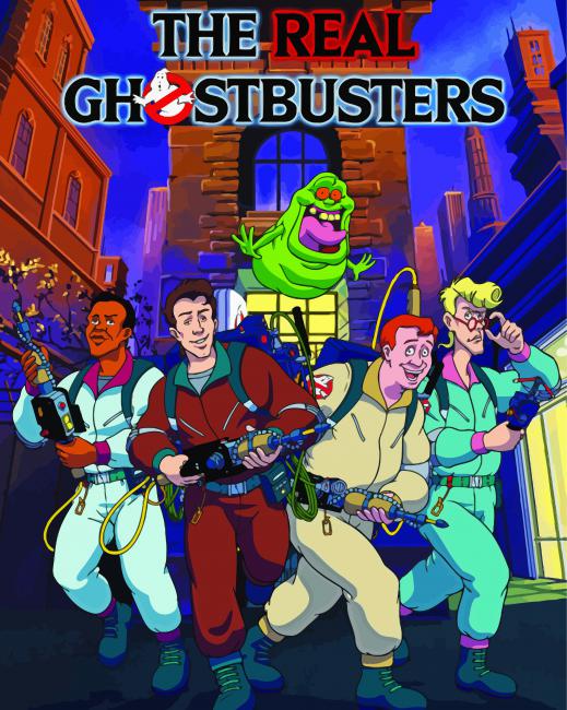 The Real Ghostbusters Animated Serie paint by numbers