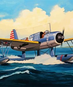 The Seaplane paint by numbers