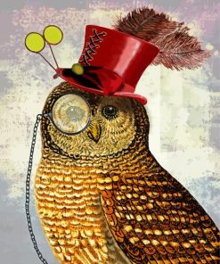 The Steampunk Owl Paint By Number