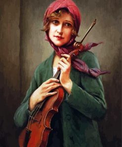 The Violinist paint by numbers