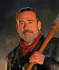 The Walking Dead Negan paint by numbers