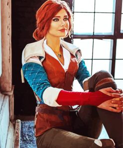 The Witcher Triss paint by numbers